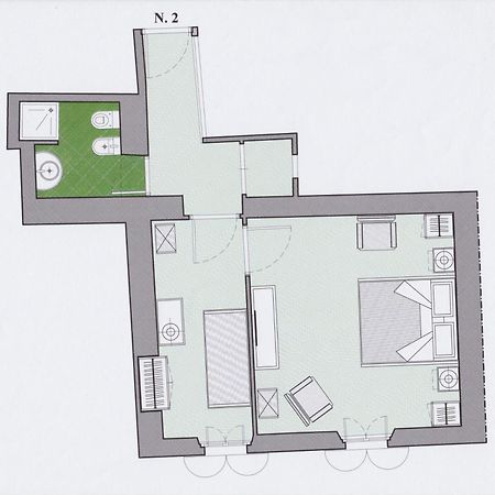 Hotel Gregoriana Roma Habitación foto